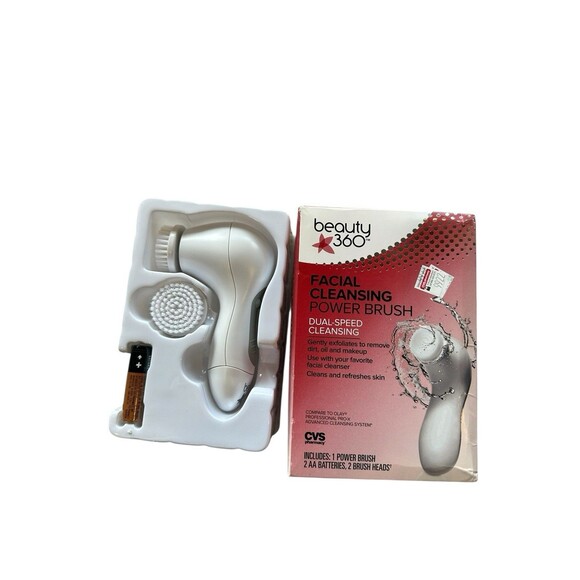Beauty 360 Facial Cleansing Power Brush Dual Speed CVS New With Box - Picture 1 of 3